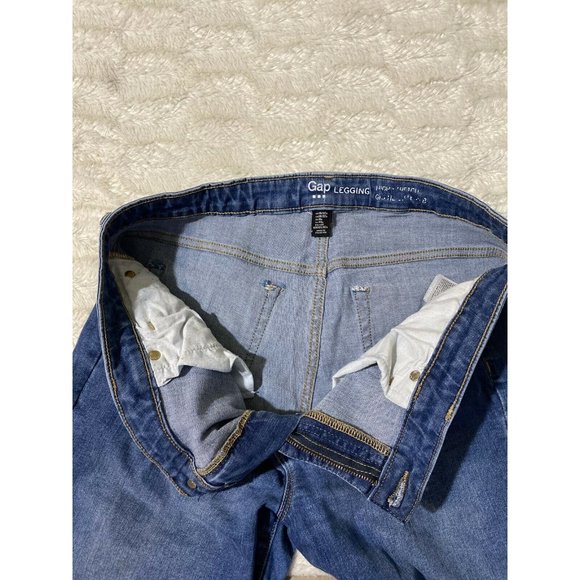 Gap Womens Skinny Sz 14R Blue Denim Jeans (34x29 Msrd) - Picture 10 of 11